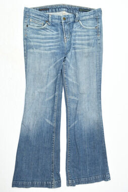 Citizens of Humanity Kate Wide Leg Jeans Womens 30 Blue Low-Rise Stretch Slim